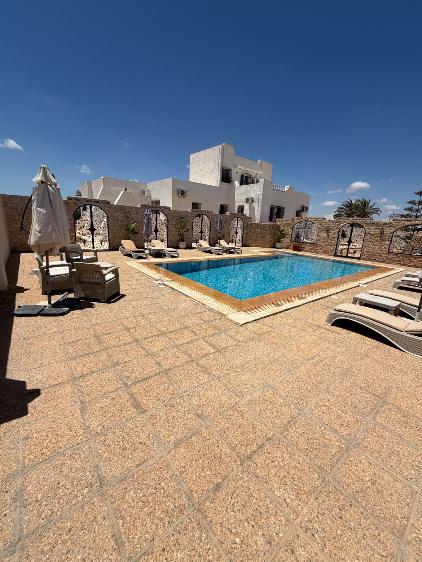 Piscine et espace détente